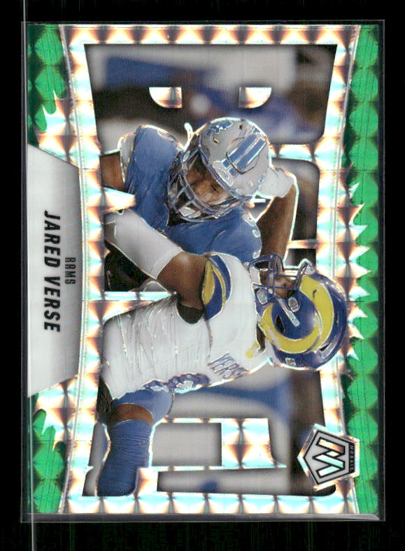 Jared Verse - 2025 Mosaic Football - Green Mosaic Bang