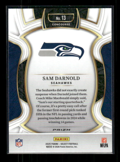 Sam Darnold - 2025 Select Football - Black & Red Shock