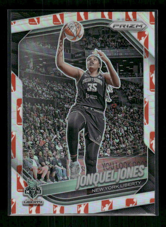 Jonquel Jones - 2025 Prizm WNBA - WNBA Logo Prizm