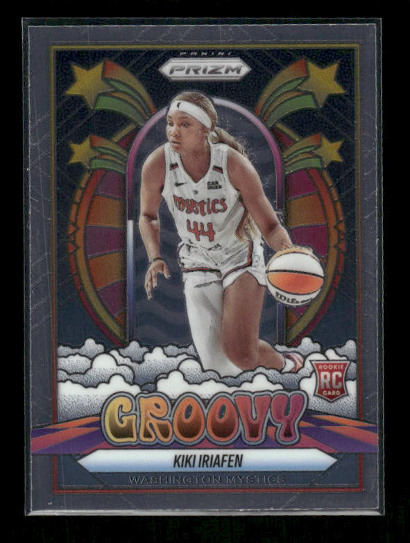 Kiki Iriafen - 2025 Prizm WNBA - Groovy - Rookie
