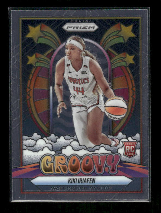 Kiki Iriafen - 2025 Prizm WNBA - Groovy - Rookie