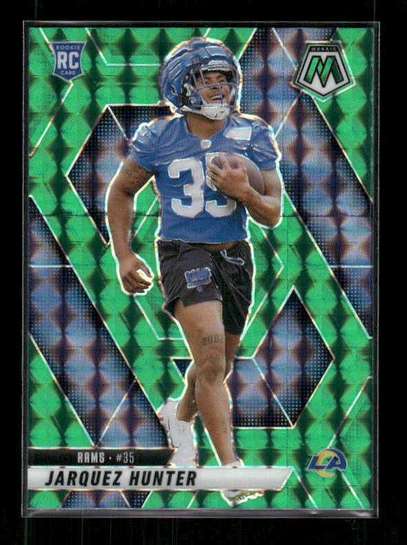 Jarquez Hunter - 2025 Mosaic Football - Green Mosaic - Rookie