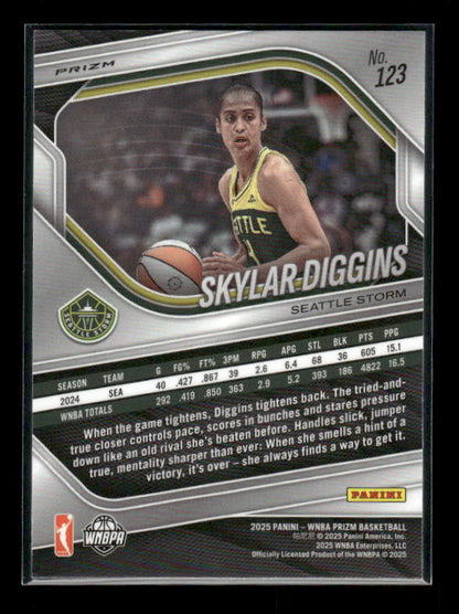 Skylar Diggins - 2025 Prizm WNBA - Blue Velocity
