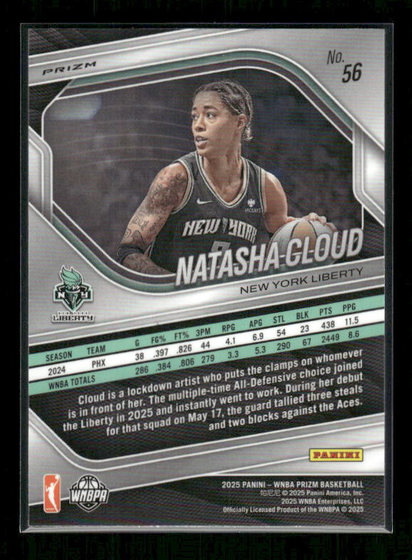 Natasha Cloud - 2025 Prizm WNBA - WNBA Logo Prizm