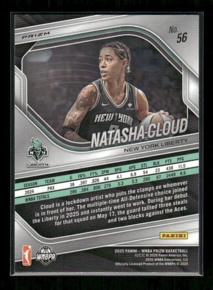 Natasha Cloud - 2025 Prizm WNBA - WNBA Logo Prizm
