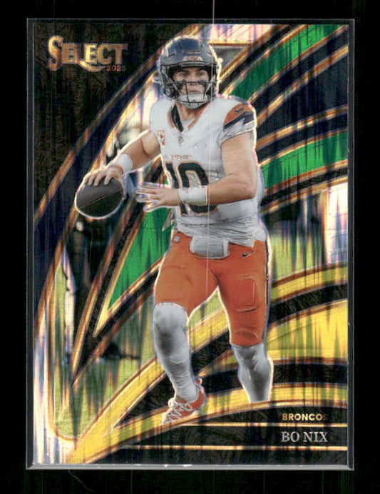 Bo Nix - 2025 Select Football - Club Black & Green Shock