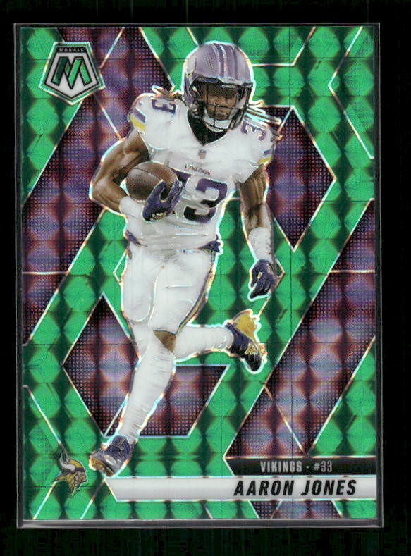 Aaron Jones - 2025 Mosaic Football - Green Mosaic