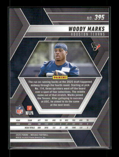 Woody Marks - 2025 Mosaic Football - Rookie