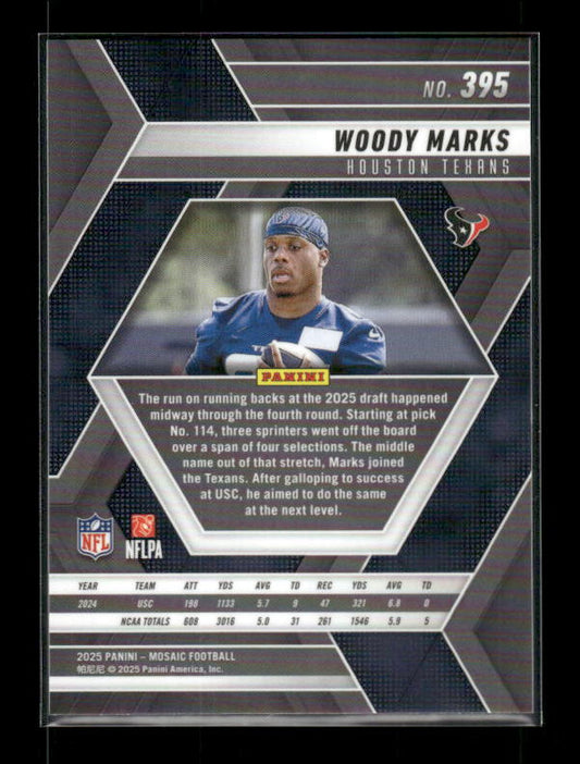 Woody Marks - 2025 Mosaic Football - Rookie