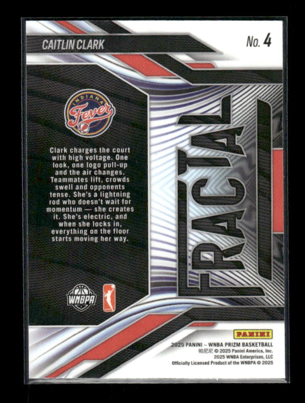 Caitlin Clark - 2025 Prizm WNBA - Fractal