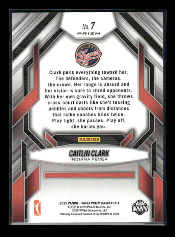 Caitlin Clark - 2025 Prizm WNBA - Green Fearless
