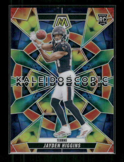 Jayden Higgins - 2025 Mosaic Football - Kaleidoscopic SSP - Rookie