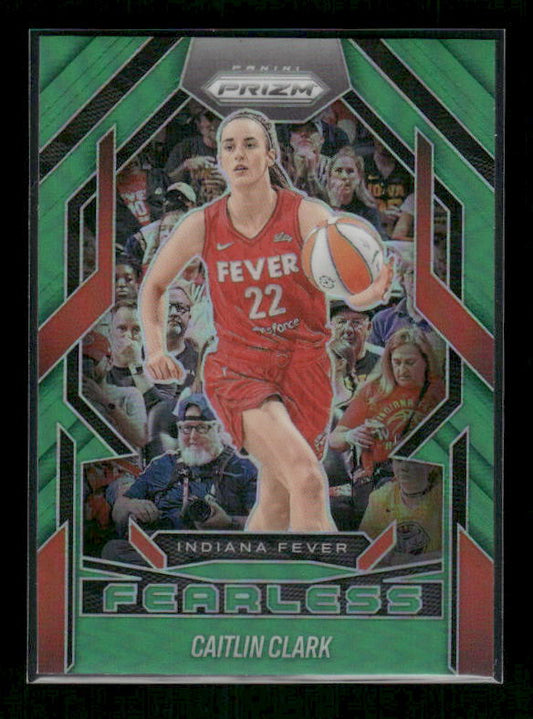 Caitlin Clark - 2025 Prizm WNBA - Green Fearless