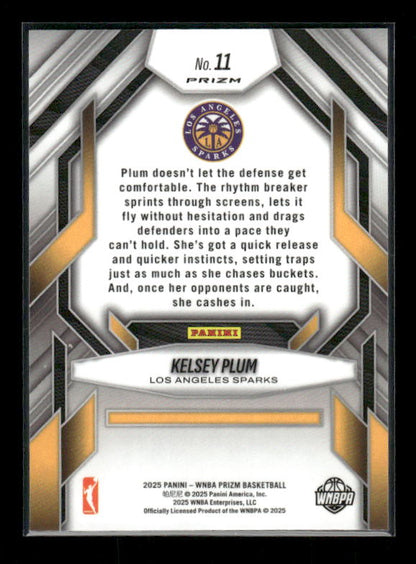 Kelsey Plum - 2025 Prizm WNBA - Green Fearless
