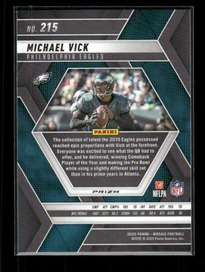 Michael Vick - 2025 Mosaic Football - Green Mosaic