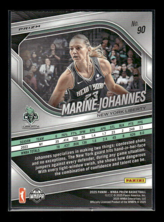 Marine Johannes - 2025 Prizm WNBA - WNBA Logo Prizm