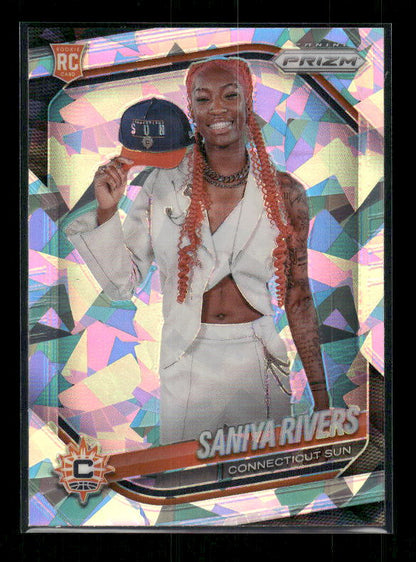 Saniya Rivers - 2025 Prizm WNBA - Ice Prizm - Rookie Variation