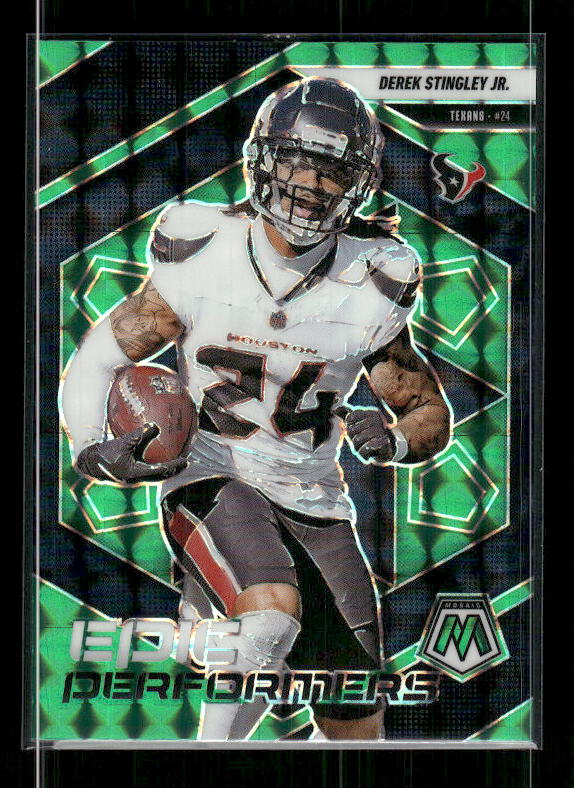 Derek Stingley Jr. - 2025 Mosaic Football - Green Mosaic Epic Performers