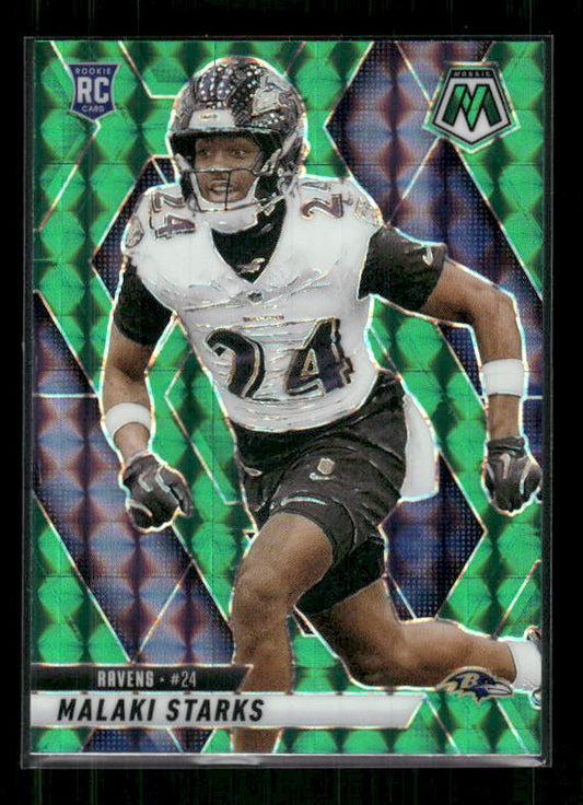 Malaki Starks - 2025 Mosaic Football - Green Mosaic - Rookie