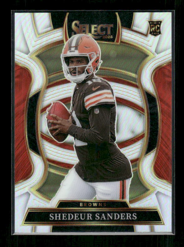 Shedeur Sanders - 2025 Select Football - Silver Prizm - Rookie