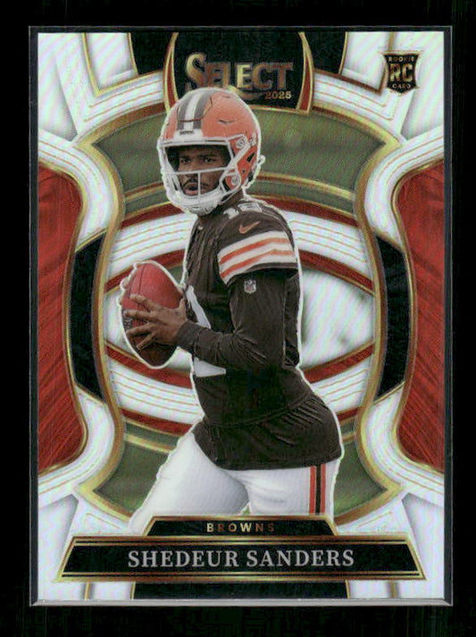 Shedeur Sanders - 2025 Select Football - Silver Prizm - Rookie