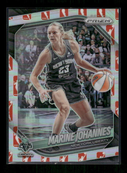 Marine Johannes - 2025 Prizm WNBA - WNBA Logo Prizm
