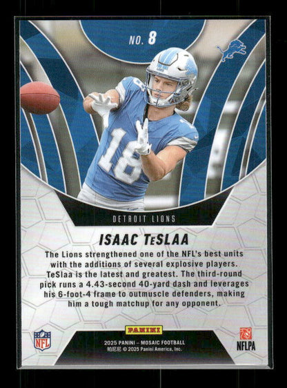 Isaac TeSlaa - 2025 Mosaic Football - Elevate - Rookie