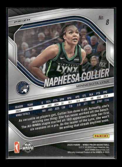 Napheesa Collier - 2025 Prizm WNBA - WNBA Logo Prizm