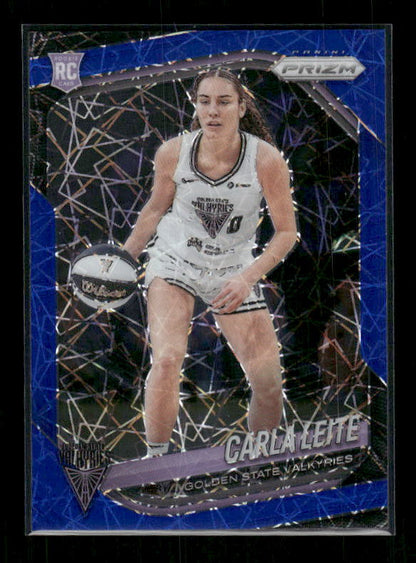 Carla Leite - 2025 Prizm WNBA - Blue Velocity - Rookie