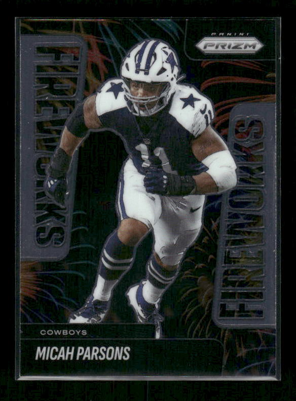 Micah Parsons - 2025 Prizm Football - Fireworks