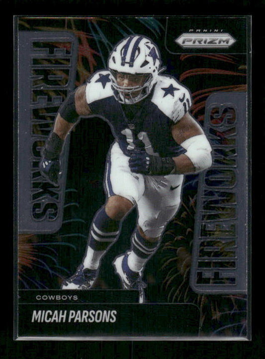Micah Parsons - 2025 Prizm Football - Fireworks