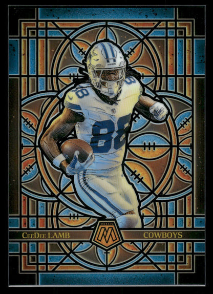CeeDee Lamb - 2025 Mosaic Football - Jumbo / Oversized Stained Glass
