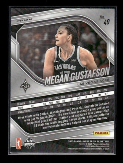 Megan Gustafson - 2025 Prizm WNBA - WNBA Logo Prizm