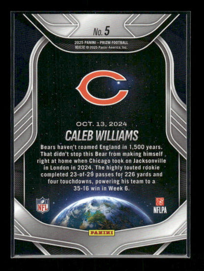 Caleb Williams - 2025 Prizm Football - Global Reach