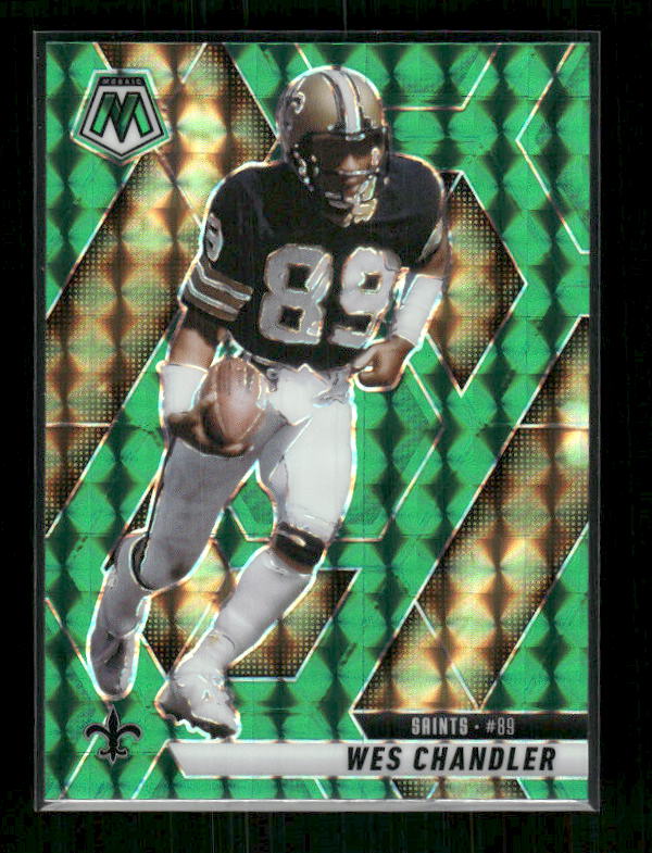 Wes Chandler - 2025 Mosaic Football - Green Mosaic