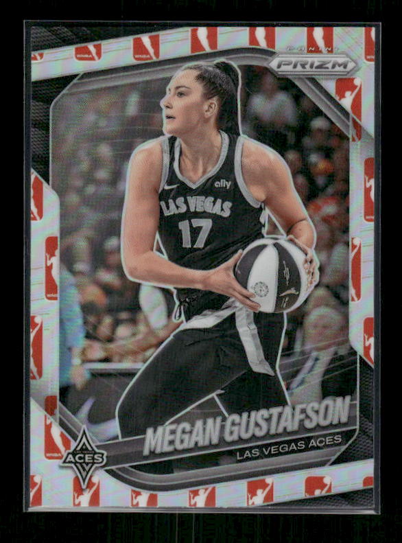 Megan Gustafson - 2025 Prizm WNBA - WNBA Logo Prizm