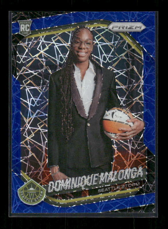 Dominique Malonga - 2025 Prizm WNBA - Blue Velocity - Rookie Variation