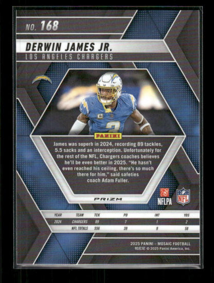 Derwin James Jr. - 2025 Mosaic Football - Green Mosaic