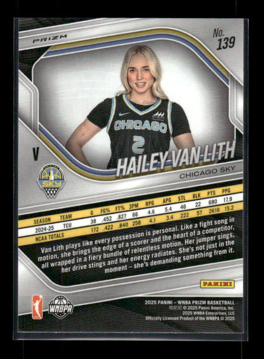 Hailey Van Lith - 2025 Prizm WNBA - Blue Velocity - Rookie Variation