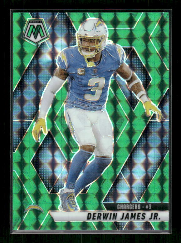 Derwin James Jr. - 2025 Mosaic Football - Green Mosaic