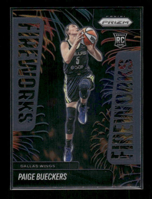 Paige Bueckers - 2025 Prizm WNBA - Fireworks - Rookie
