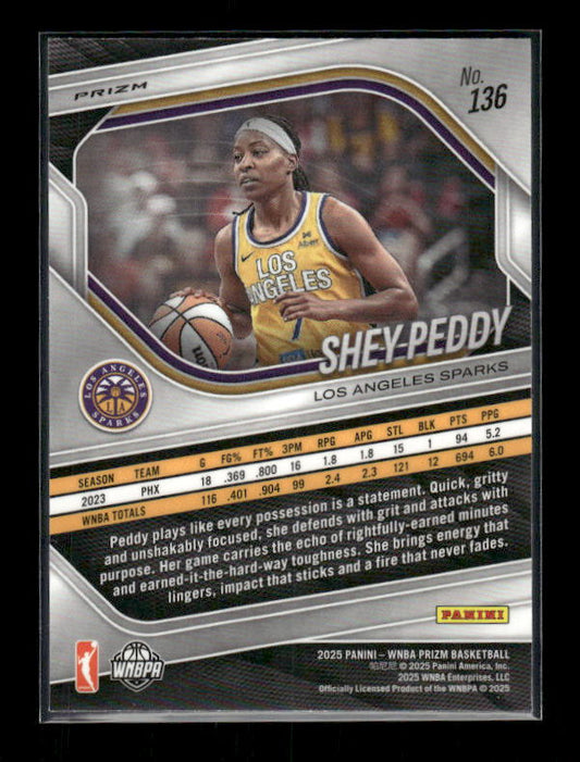 Shey Peddy - 2025 Prizm WNBA - WNBA Logo Prizm