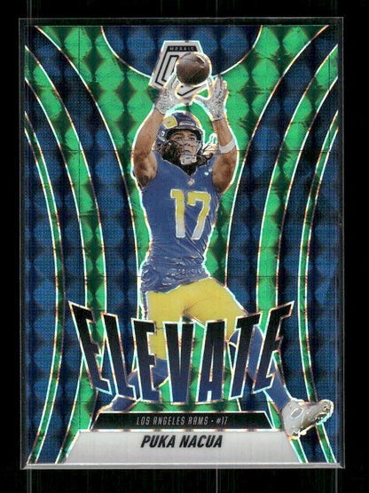 Puka Nacua - 2025 Mosaic Football - Green Mosaic Elevate
