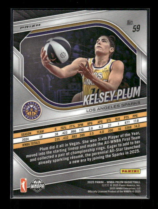 Kelsey Plum - 2025 Prizm WNBA - WNBA Logo Prizm