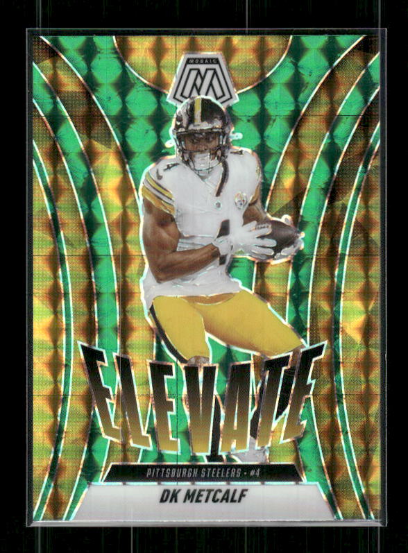 DK Metcalf - 2025 Mosaic Football - Green Mosaic Elevate