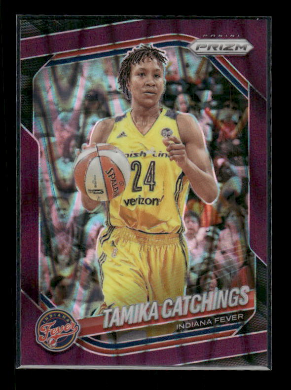 Tamika Catchings - 2025 Prizm WNBA - Purple Seismic /175