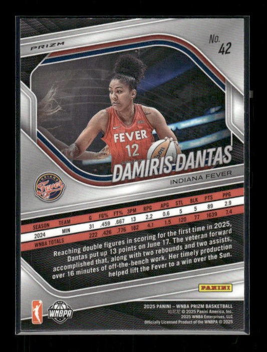 Damiris Dantas - 2025 Prizm WNBA - WNBA Logo Prizm