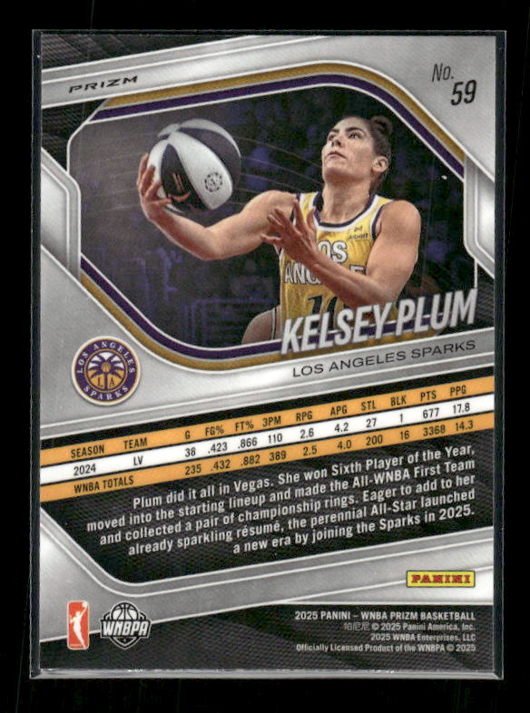 Kelsey Plum - 2025 Prizm WNBA - Ice Prizm