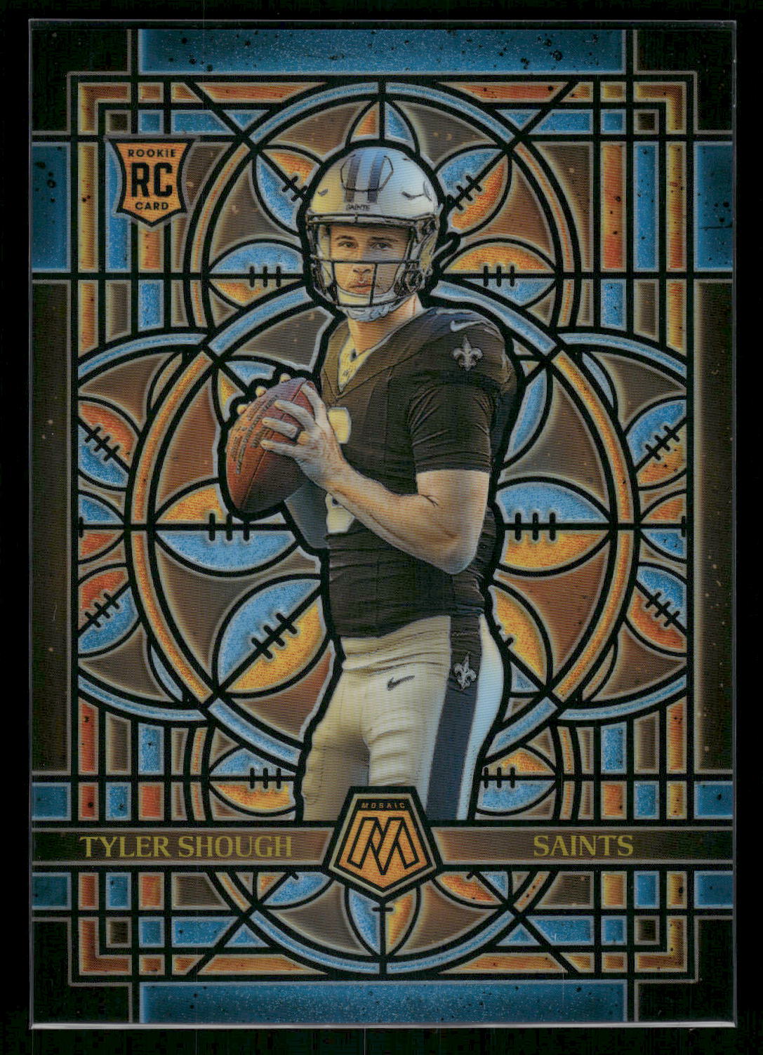 Tyler Shough - 2025 Mosaic Football - Jumbo / Oversized Stained Glass - Rookie