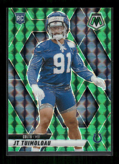 JT Tuimoloau - 2025 Mosaic Football - Green Mosaic - Rookie